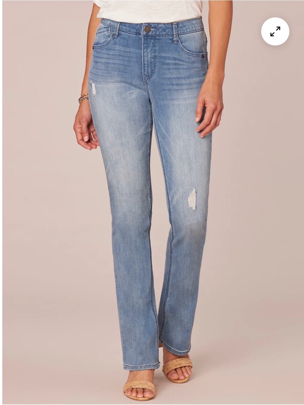 Democracy | "Ab"solution® High Rise Itty Bitty Bootcut Jeans Size 8